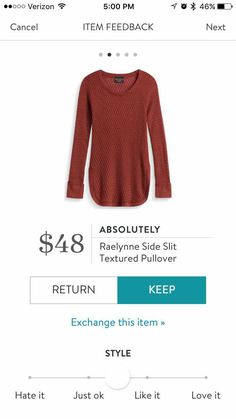 Dear stylist, this is a beautiful pullover -tiffany Fix Clothing