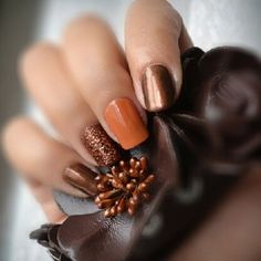 Thanksgiving Nail Designs, Thanksgiving Nails, Colorful Nail Designs, Fall Nail Art, Fall Nail Colors, Gel Nail Designs, Autumn Nails, Fall Nail Designs, Fancy Nails