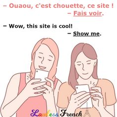 "Fais voir" is a standard expression to ask someone to show you something. Here are some examples of how you would use it in a sentence.   #LawlessFrench #frenchteacher #learnfrench #French A Sentence