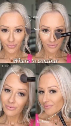 Contour Guide, Blue Eyes Natural, Seasonal Makeup, Too Faced Lipstick, Contour Powder, Natural Make Up Looks, Brow Mascara