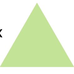 a triangle with the letter k in it