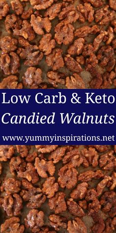 low carb and keto candied walnuts