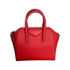 Givenchy Ladies Grained Leather Mini Antigona Bag In Light Red New With Tags Brand: Givenchy Color: Light Red Measurements: 11 In X 5.9 In X 9.8 In The Mini Antigona Bag With An Oversized Zipper, Silver-Finish Metal Details, Adjustable And Removable Shoulder Strap, Two Flat Pockets And One Zippered Pocket Inside. 100% Goatskin Leather Lining: 100% Cotton Made In Italy Condition: New With Tags Comes In Its Original Givenchy Dust Bag Retail: $1,950.00 Givenchy Antigona Mini Oxblood, Red Business Bag With Silver-tone Hardware, Red Business Bags With Silver-tone Hardware, Luxury Red Shoulder Bag With Palladium Hardware, Red Textured Leather Top Handle Shoulder Bag, High-end Red Shoulder Bag With Branded Hardware, Red Business Bags With Palladium Hardware, Designer Red Textured Leather Bag, High-end Red Satchel