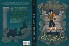 the last olympian book cover is shown