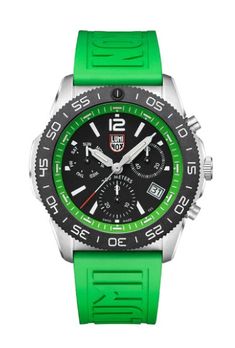 Black|Green 20ATM 44mm NBR Green Luminox Watches, Bear Grylls, Green Watch, Navy Seals, Casual Watches, Mens Green, Swiss Watches, Zeppelin, The Pacific