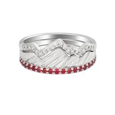 Continuing the tradition of our iconic Teton Stacking Ring Collection, this beautiful 18 karat white gold ring is the perfect addition to your stacking ring ... Ruby Eternity Band, Your Picture, Eternity Ring Diamond