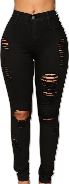 Black Denim Jeans For Night Out, Fitted Distressed Jeans For Night Out, Fitted Ripped Jeans For Night Out, Stretch Distressed Jeans For Night Out, Distressed Stretch Jeans For Night Out, Black Ripped Jeans For Night Out, Ripped Fitted Jeans For Night Out, Ripped Non-stretch Jeans For Night Out, Non-stretch Ripped Jeans For Night Out