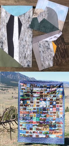 the quilts are all different colors and patterns, but one is not very similar to each other