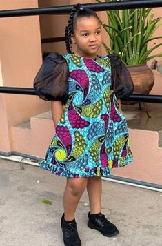 Help your child remember her childhood with this beautiful dress. This is a custom African Girls dress that can be worn for birthdays, photoshoots and other events for babies. Before ordering, please go through the size chart and choose a size for your daughter before checkout. Or you can send her measurement (Chest, Waist, Hip & Dress Length). This is a custom order,it takes 1 week or more during busy sale period to sew and 3-5 business days to ship. If you have any question, please send me a m Naira Photo, Baby African Clothes, African Kids Clothes, Ankara Styles For Kids, Dress African Print, African Dresses For Kids, Kids Dress Wear, Haikou