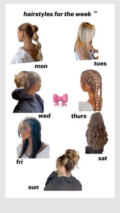 Hairstyles For The Week