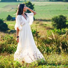 Wedding Dress Maxi Boho Dress Bohemian Dress Boho Wedding - Etsy Ethereal White Wedding Dress, Ethereal White Bridesmaid Dress, Fitted Summer Wedding Dress For Bride, Fitted Summer Bridal Dress, Fitted Summer Bride Dress, Ethereal Floor-length Maxi Dress For Wedding, Ethereal White Wedding Maxi Dress, Summer Wedding Dress Maxi Length, Ethereal White Maxi Dress For Wedding