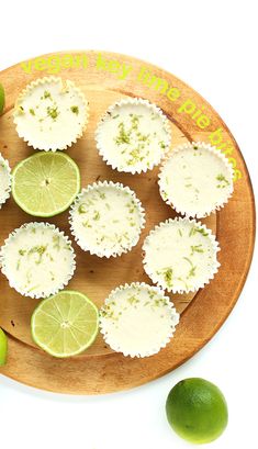 limes and rice on a wooden plate with limes