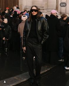 Anouk Yve, September 1, Round Up, Paris Fashion Week, Tell Me, Chic Style, Fall Winter, Leather Jacket