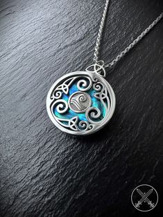 I really wanted to design and craft some elemental / alchemy jewelry and finally I did. :) At first I was about to use the general alchemy symbols but I wanted to create something different :) This is the Water Element necklace from the Four Elements collection. The Water Element necklace is made of 925 sterling silver and has rhodium plating. I used Abalone shell in order the compliment the water element's meaning and the beautiful colors of the sea.  Below, you can read more about the water el Water Element Jewelry, Water Themed Jewelry, Water Themed Accessories, Elemental Necklace, Elemental Jewelry, Air Necklace, Water Necklace, Water Jewelry, Cosmic Ring