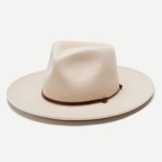 London in Taupe Felt Fedora, Leather Care, Panama Hat, Wool Felt, Leather Trims, Fedora, Cowboy, Genuine Leather, Felt