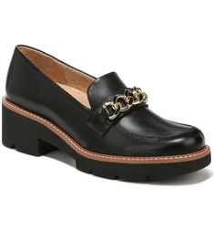 Naturalizer Desi Lug Sole Loafer (Women) | Nordstrom Michael Kors Fashion, Women's Slip On Shoes, Shoe Boxes, Adidas Fashion, Platform Loafers, Black Loafers, Nike Fashion, Womens Casual, Lug Sole