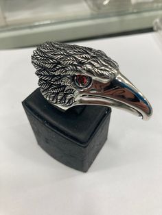 We can make a perfectly crafted product made of 925 sterling silver in any size you want. Silver Eagle, Silver Eagles, Men's Ring, Stackable Rings, Sterling Silber, Favorite Jewelry, Jewelry Rings, Rings For Men, Accessory Gift