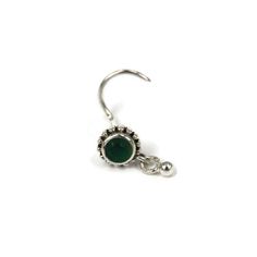 Beautiful 2-micron gold plating over sterling silver nose stud set with turquoise/green onyx and a little ball charm. 20 Gauge - 0.8mm Stone size: 3mm / 0.11'' total diameter:5mm / 0.19'' This listing is for a SINGLE nose stud. For more gold nose studs, click the link below: https://www.etsy.com/il-en/shop/RONIBIZA?ref=listing-shop2-all-items-count&search_query=gold+nose+stud For more nose studs, click the link below: https://www.etsy.com/il-en/shop/RONIBIZA?section_id=14762261 Back to my sh Nickel-free Sterling Silver Nose Studs, Nickel-free Sterling Silver Nose Stud, Hypoallergenic Sterling Silver Nose Stud, Nickel-free Round Nose Studs As Gifts, Nickel-free Round Nose Studs For Gift, Sterling Silver Birthstone Piercings, Nickel Free Round Piercings For Jewelry Making, Dainty Sterling Silver Pierced Nose Rings, Sterling Silver Nose Studs Gift