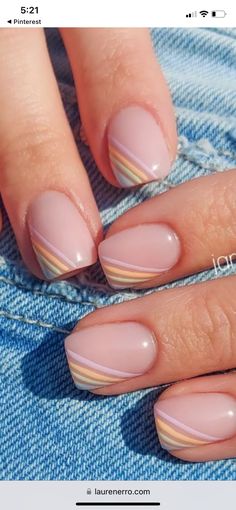 Trending Nail Designs, Unique Nail Art, Cute Simple Nails, Spring Nail Designs, Simple Gel Nails, Summery Nails, Nail Care Tips, Cute Gel Nails, Shellac Nails