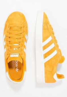 #women's #Lady’s #shoes #Adidas #sneakers #casuals  #sport #Yellow #favorite #design #chic #fashion #ideas #style #cool #footwear Yellow Wishlist, Yellow Footwear, Campus Sneakers, Adidas White Sneakers, Custom Adidas, High Heels Classy, Yellow Clothes, Fashionable Shoes