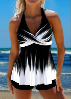 Color:Black;Size:S;Size:M;Size:L;Size:XL;Size:XXL;Package Contents:1 X Tankini Top , Without Bottom;Occasion:Sport; Swimsuits Plus Size, Elegant Dresses Plus Size, Black Tankini Top, Black Tankini, Swimwear Suits, Trendy Swimsuits, Black Ombre, Black Swimwear, Tankini Set