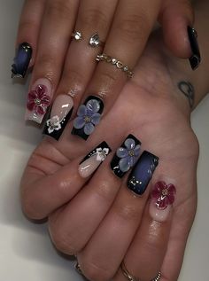 Cute Toe Nails, Stiletto Nails Designs, Pretty Gel Nails, Long Acrylic Nails Coffin, Unique Acrylic Nails, Bling Acrylic Nails, Acrylic Nails Coffin Short