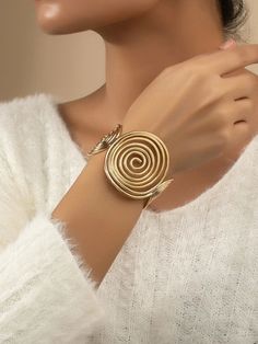 Get To Know Me Spiral Cuff Bracelet Diameter 2.6" Due to monitor differences, actual colorsand/or patterns may vary slightly from online. Trendy Adjustable Spiral Jewelry, Get To Know Me, Getting To Know, Cuff Bracelet, Cuff, Bracelet, Pattern