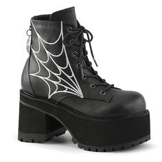 #ad Great shopping ideas for DEMONIA RANGER-105 Punk Gothic Platform Black Spider Web Ankle High Women Boots, Fashion Shoes Demonia Ranger, Style Combat Boots, Demonia Boots, Goth Shoes, Gothic Boots, Demonia Shoes, Popular Boots, Amazing Clothes, Black Platform Boots