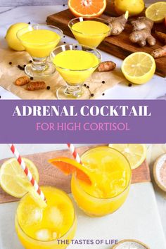 Adrenal Cocktail Adrenal Cocktail Recipe, Juice Coconut, Potassium Rich Foods, Fresh Orange Juice, High Cortisol, Boost Energy Naturally, Fresh Orange