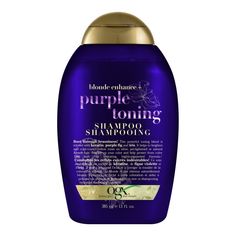 Ogx Hair Products, Purple Shampoo For Blondes, Best Purple Shampoo, Purple Shampoo And Conditioner, Toning Shampoo, Blonde Tones, Sally Beauty, Purple Shampoo, Beauty Products Drugstore