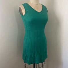 Missoni tennis dress  54% cotton 46% viscose Labeled size 36 Measurements taken flat and unstretched double when necessary and allow for stretch  Shoulder to shoulder 12.5" Pit to pit 13.5" Shoulder to hem 32" Green Fitted Sleeveless V-neck Dress, Fitted Green Sleeveless V-neck Dress, Turquoise Fitted V-neck Mini Dress, Green Fitted Sleeveless Tennis Dress, Fitted Green Sleeveless Tennis Dress, Green Stretch V-neck Sleeveless Dress, Green V-neck Stretch Sleeveless Dress, Green V-neck Sleeveless Stretch Dress, Green Fitted Sleeveless Casual Dress