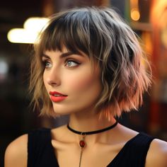 50 Fringe haircut For a Refreshing Look In 2024 Short Fine Hair Bangs, Short Fringe Bob, Super Short Bangs, Sleek Haircut, Sleek Haircuts, Bobbed Hairstyles With Fringe, Shaggy Bob Hairstyles, Mini Fringe