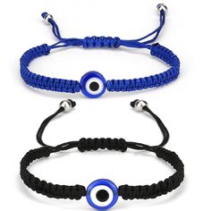 PRICES MAY VARY. 【Good Luck bracelet】 Evil eye symbolizes good luck and spiritual protection. One of the most popular forms of protection is to wear the evil eye talisman, it's a simple form to protect you from misfortune. Wear this red bracelet to our wrist can bring you success and good luck. 【Adjustable Size】 No worried about size, very easy to wear and take, just sliding the string. Suitable for all size, idea for women, men, family, teens, little girls, boys... 【Material】 The evil eye brace Adjustable Blue Bracelet, Adjustable Blue Bracelet For Fashion Accessory, Adjustable Blue Bracelet For Fashion, Adjustable Blue Braided Bracelet With Colorful Beads, Blue Bracelet With Black Beads Jewelry, Blue Bracelet With Black Beads, Adjustable Blue Bracelets With Black Beads, Blue Beaded Bracelets With Black Beads For Beach, Blue Jewelry With Black Beads For Beach