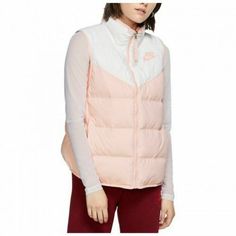 Athleisure Sleeveless Outdoor Outerwear, Sleeveless Athleisure Outdoor Outerwear, Sporty Vest Outerwear For Fall, Sporty Nylon Vest For Winter, Sporty Vest For Cold Weather, Winter Sporty Nylon Activewear, Sporty Puffer Vest For Outdoor Activities, Sporty Spring Vest For Outdoor Activities, Sporty Winter Vest Outerwear