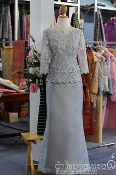 Filipiniana Dress, Thai Silk, Thai Dress, Silk Dresses