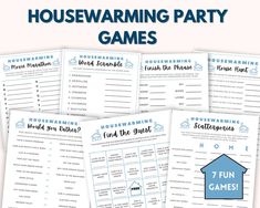 the housewarming party games with text overlay