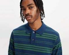 The king of tops just got a soft update. Our Sweater Knit Polo features a classic two-button placket, a polo collar and ribbed edges. A soft sweater polo Cut with a standard fit Features a two-button placket Ribcage Jeans, Sweater Polo, Dad Jeans, Knit Polo, Relaxed Jeans, Chino Jeans, Loose Jeans, Soft Sweater, Tapered Jeans