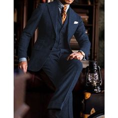 Category:Suits; Season:Fall,Spring, Fall, Winter, Summer; Fabric:Tweed; Includes:Vest,Pants,Jacket; Occasion:Wedding; Fit Type:Tailored Fit; Jacket Buttons:Single Breasted Two-buttons; Pattern:Solid Colored; Neckline:Notch; Listing Date:09/26/2023; Production mode:Self-produce; Pant Length:; Pants Waist:; Shoulder Width:; Sleeve Length:; Bust:; Hips:null; Clothing Length:; Number of Pieces:3 Piece; Design:Classic; Clothing Waist:null Mens Suit For Wedding, Vintage Wedding Suits, Suit For Wedding, Tuxedo Shirt Men, Cheap Suits, Womens Basic Tops, Mens Outdoor Jackets, Classic Clothing, Blue Chocolate