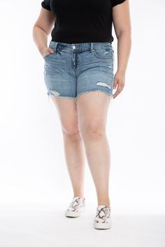 For your summer style, SLINK Shorts got your back.Designed with you in mind, the super soft and ultra chic fabric now comes in a stylish short with a 5 1/2" inseam, 10 1/8" rise, and 26 1/2" opening. Perfect to pair with a Relaxed Tank or strappy flat or high sandals.Love your body. Fall in love with the Short. Content: 98% Cotton 2% Spandex Stretch Mid-rise Shorts With Frayed Hem, Casual Frayed Hem Shorts, Casual Shorts With Frayed Hem, Casual Stretch Cutoff Shorts, Relaxed Fit Shorts With Frayed Hem, Summer Stretch Mid-rise Shorts, Summer Mid-rise Stretch Shorts, Spring Stretch Shorts With Frayed Hem, Stretch Shorts With Frayed Hem For Spring