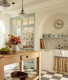 the kitchen is clean and ready to be used for cooking or baking, as well as other things