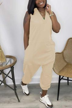 Product Name Black Casual Solid Basic V Neck Regular Sleeveless Jumpsuits Item NO. K19776-1 Weight 0.5400 kg = 1.1905 lb = 19.0479 oz Category JUMPSUITS Tag CASUAL , Solid , V Neck , Sleeveless , Solid Color , Off The Shoulder , Polyester , Yes(Elastic) , Basic , Regular , Conventional Material Polyester Style Casual Pattern Type Solid Element Basic Neckline V Neck Elastic Yes(Elastic) Sleeve Style Off The Shoulder Sleeve Length Sleeveless Fit Type Regular Profile Conventional Type Solid Color S Jumpsuit Casual, Pocket Jumpsuit, Jumpsuits And Romper, Casual Jumpsuit, Jumpsuit Fashion, Sleeveless Jumpsuits, Belleza Natural, Jumpsuits For Women, Summer Women