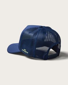 Our most iconic bcap, but breathable. We reimagined our best-selling Last Resort ball cap as a breathable, throwback foam trucker. The result? An instant classic. Baseball Season 5-panel Trucker Hat, Navy Trucker Hat For Baseball Season, Sporty 5-panel Trucker Hat For Baseball Season, Sporty Mesh 5-panel Trucker Hat, Sporty 5-panel Mesh Trucker Hat, Sporty Navy Trucker Hat For Streetwear, Sporty 5-panel Trucker Hat For Sports Events, Blue Breathable 5-panel Trucker Hat, Sporty Navy Trucker Hat For Baseball Season