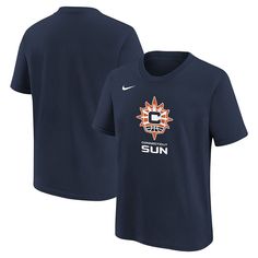 Get your youngster geared up with this Connecticut Sun Essential Logo T-shirt from Nike. It features bold team graphics across the front. The comfortable crew neck design makes this tee a must-have for any budding Connecticut Sun fan.Get your youngster geared up with this Connecticut Sun Essential Logo T-shirt from Nike. It features bold team graphics across the front. The comfortable crew neck design makes this tee a must-have for any budding Connecticut Sun fan.PRODUCT FEATURESOfficially licen Nike T-shirt With Logo Print For Game Day, Nike Sports Fan T-shirt With Team Name, Nike Sports T-shirt With Team Logo, Sports Fan T-shirt With Logo Print And Crew Neck, Nike Sports Fan T-shirt With Logo Print, Sporty Logo Print T-shirt For Fan Gear, Sporty T-shirt With Logo Print For Fan Gear, Nike Team Spirit Letter Print T-shirt, Nike Team Spirit Graphic T-shirt