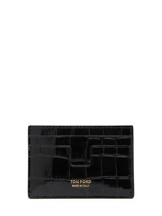 Height: 7cm Width: 10cm. Two external card slots. Logo details. All over embossed pattern placement may vary Tom Ford Bag, Tom Ford Men, Emboss, Tom Ford, Card Slots, Slots, Card Holder, Ford, Pattern