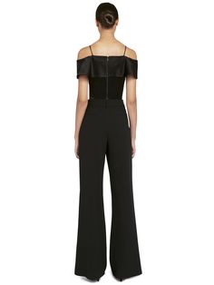 Proof that comfy and cool can co-exist, these wide-leg trousers make a statement, while keeping things totally polished. alice + olivia Dylan High Waisted Wide Leg Pant in Black, Size 00 Chic Wide Leg Evening Pants, Modern Trousers For Party, Modern Party Trousers, Modern Wide-leg Evening Pants, Chic Wide-leg Evening Pants, Chic Evening Pantsuit With Straight Legs, Modern Full Length Wide Leg Pants For Evening, Modern Wide Leg Pants For Evening, Modern Pants For Spring Evening