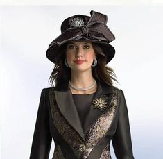 Lily & Taylor H197 brown hat Formal Winter Cap, Winter Formal Cap Hat, Formal Winter Cap Hat, Elegant Fitted Winter Hats, Elegant Brown Top Hat For Winter, Fitted Winter Hats For Church, Fitted Winter Church Hats, Fitted Hats For Church In Winter, Chic Fitted Top Hat For Winter