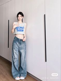 Korean Style Outfits, Wide Leg Pants Plus Size, Plus Size Trousers, Outfit Streetwear, Practice Outfits, Fashion Vocabulary, High Waist Wide Leg Pants, Pants Plus Size