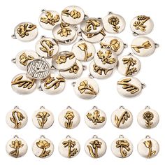 PRICES MAY VARY. 【 Package 】You will receive 24pcs of Tibetan style flower charms for birthday jewelry making in 12 styles, 2pcs/style, packaged in a storage box, easy to use and store. Size: 17mm wide, 21mm long, 4.5mm thick, hole: 1.8mm. 【Material】Made of premium alloy, decorated with flower pattern, antique silver metal glower charms for jewelry making are vintage and durable, not easy to fade or break, with delicate shapes will bring energetic to your DIY craft projects. 【Birth Flower Theme】 Christmas Antique, Flower Theme, Birthday Jewelry, Christmas Pendant, Jewelry Charms, Month Flowers, Jewelry Making Charms, Birth Flower, Metal Charm