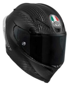 a motorcycle helmet with the italian flag on it