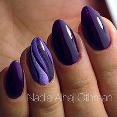 Nails Neutral, Purple Nail Art, Nails Purple, Purple Nail Polish, Purple Nail Designs, Purple Nail, Ideas Nails, Trendy Nail Art